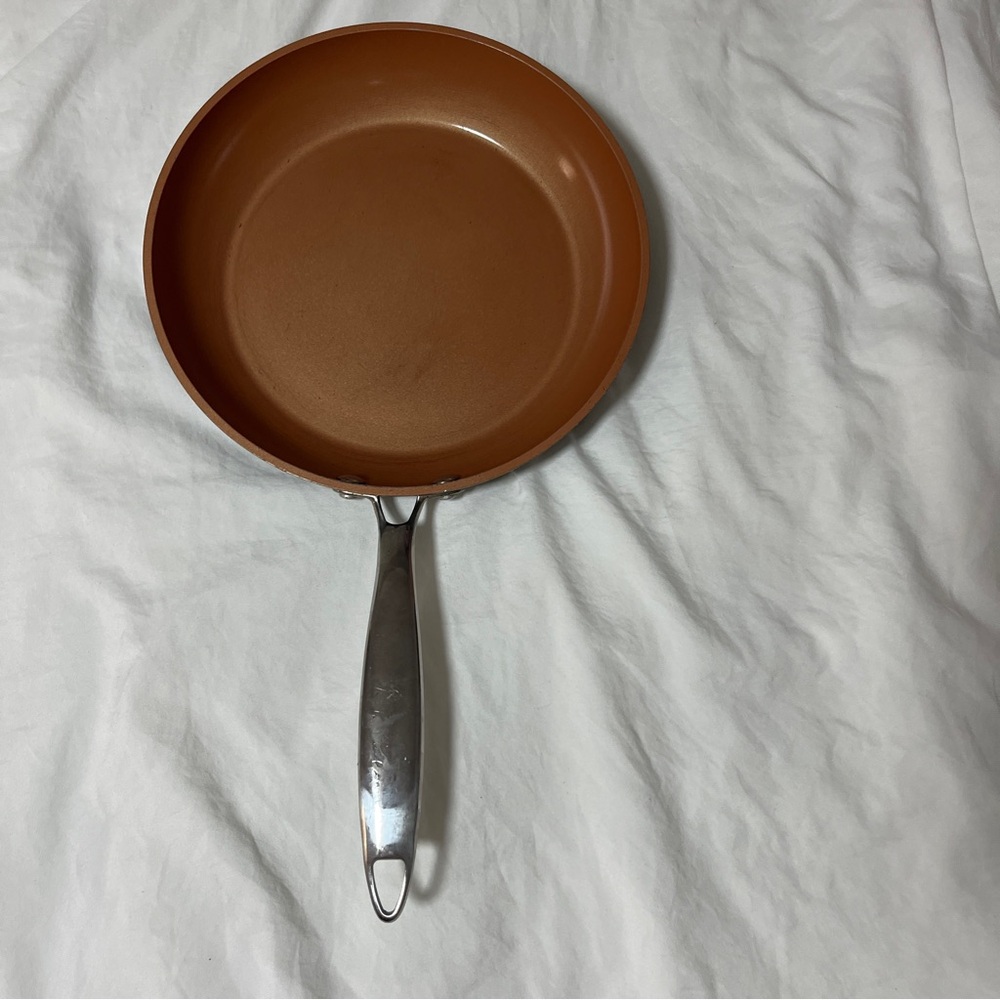 Gotham Steel Pro Copper Nonstick Frying Pan Skillet Stainless Handle 10”